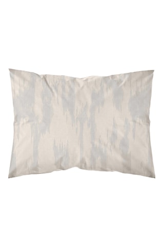 Fronha em percal de algodão 200 fios/cm² Mahón - Cinzento-claro