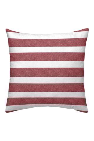 Fronha em algodão 200 fios/cm² Torrox Grande- Vermelho e branco