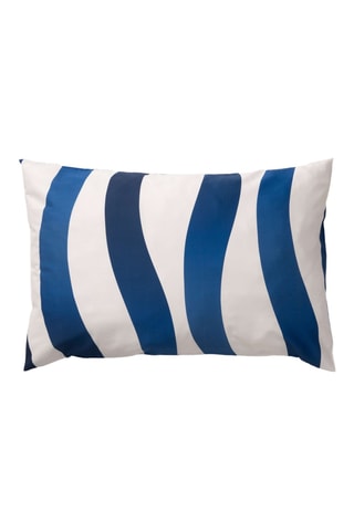 Taie d’oreiller en percale de coton 79 fils/cm² Albir - Bleu