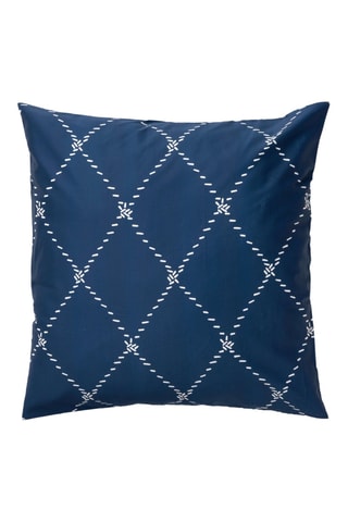 Taie d'oreiller en percale de coton 79 fils/cm² Benicàssim - Bleu cobalt