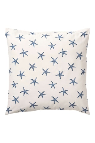 Fronha em percal de algodão 79 fios/cm² Blanes - Azul-cobalto