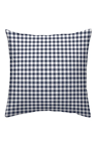 Fronha em percal de algodão 79 fios/cm² Calafat - Azul-marinho