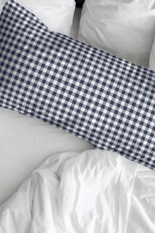 Fronha em percal de algodão 79 fios/cm² Calafat - Azul-marinho