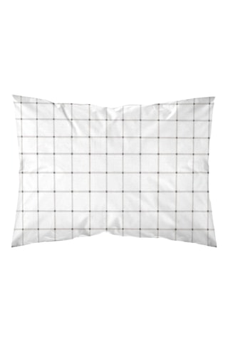 Fronha em percal de algodão 79 fios/cm² Daimus - Cinzento