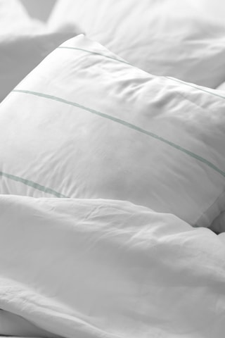 Fronha em percal de algodão 79 fios/cm² Ibiza - verde-claro