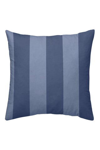 Taie d’oreiller en percale de coton 78 fils/cm² Piles - Bleu cobalt et bleu marine