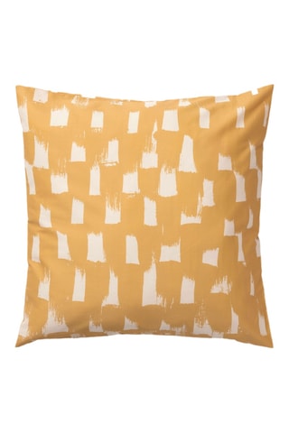 Fronha em percal de algodão 79 fios/cm² Artá - Mostarda