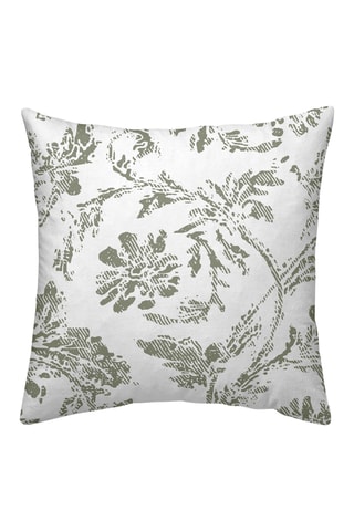 Fronha em algodão 79 fios/cm² Chella - Branco e verde