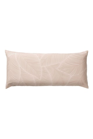 Taie de traversin en percale de coton 200 fils/cm² Nijar - Beige