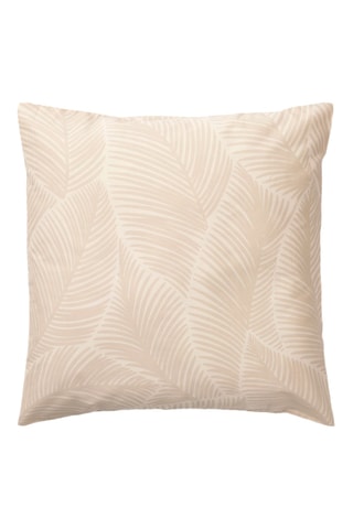 Taie de traversin en percale de coton 200 fils/cm² Nijar - Beige