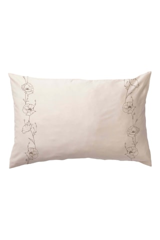Taie de traversin en percale de coton 200 fils/cm² Tivissa - Blanc