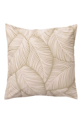 Taie de traversin en percale de coton 79 fils/cm² Nijar - Kaki