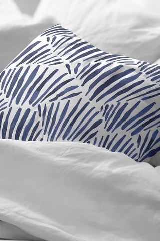 Fronha de travesseiro em algodão 79 fios/cm² Gavina - Azul-cobalto