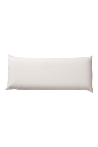 Taie de traversin en percale de coton 78 fils/cm² Mojácar - Blanc