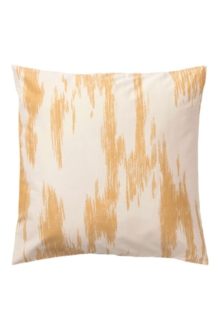 Fronha de travesseiro tie and dye em percel de algodão 79 fios/cm² Mahón  - Bege e laranja