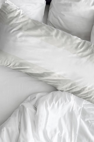 Taie de traversin en coton 200 fils/cm² Moncada - Blanc