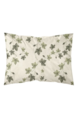 Fronha de travesseiro em percal de algodão 200 fios/cm² Navarres - Branco