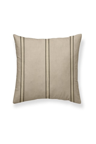 Taie de traversin en percale de coton 200 fils/cm² Riola - Marron