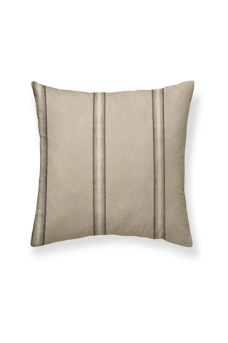 Taie de traversin en percale de coton 200 fils/cm² Sargaret - Beige