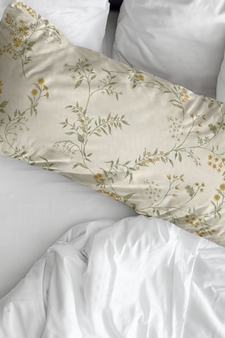 Taie de traversin en percale de coton 200 fils/cm² Tortosa - Beige