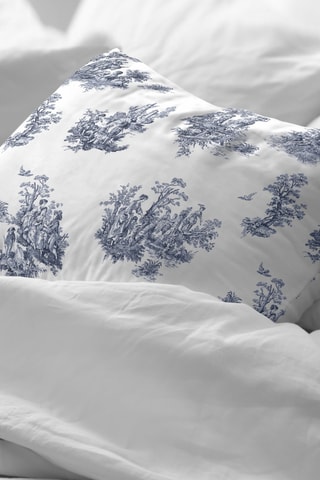 Fronha de travesseiro em percal de algodão 79 fios/cm² Burjasot - Branco