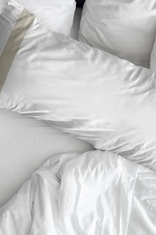 Fronha de travesseiro em percal de algodão 79 fios/cm² Portitxol - Branco