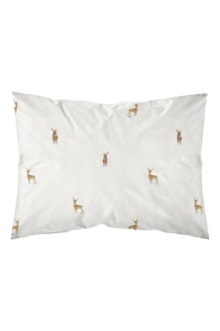 Fronha de travesseiro Forest Fawn - Branco