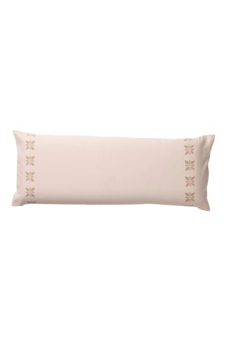 Taie de traversin en percale de coton 79 fils/cm² Ferreira - Beige