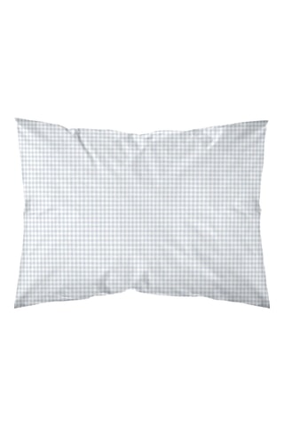 Fronha de travesseiro em percal de algodão 79 fios/cm² Calafat - Azul-claro