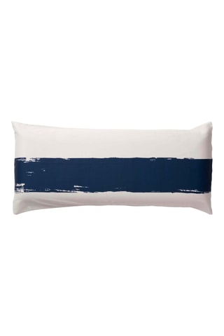Taie de traversin en percale de coton 79 fils/cm² Cambrils - Bleu cobalt