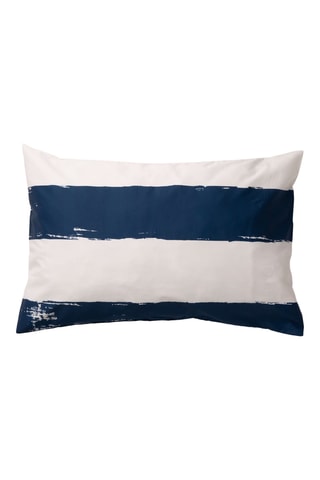 Taie de traversin en percale de coton 79 fils/cm² Cambrils - Bleu cobalt