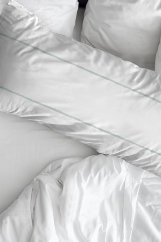 Taie de traversin en percale de coton 79 fils/cm² Ibiza - Vert clair