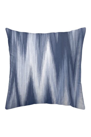 Fronha de travesseiro em algodão 79 fios/cm² Algemesi - Azul-marinho e branco