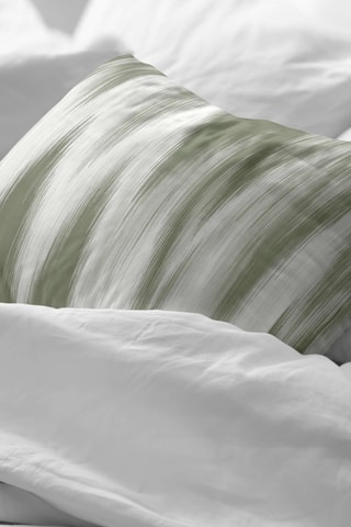 Fronha de travesseiro tie and dye em algodão 79 fios/cm² Algemesi - Caqui e branco