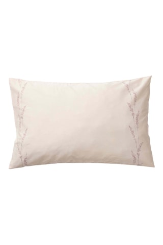 Taie de traversin en percale de coton 79 fils/cm² Bacarot - Beige