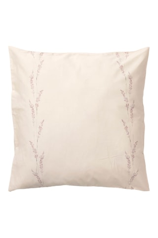 Taie de traversin en percale de coton 79 fils/cm² Bacarot - Beige