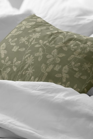 Fronha de travesseiro em percal de algodão 79 fios/cm² Bolbaite - Caqui