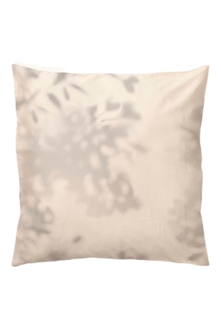 Taie de traversin tie and dye en percale de coton 79 fils/cm² Deyá - Beige et gris clair