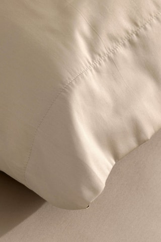 Fronha em algodão 117,9 fios/cm² Cement - Bege