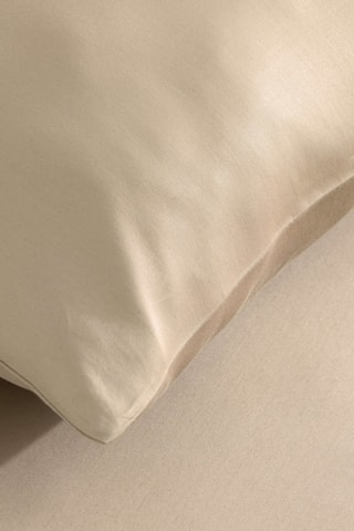 Fronha em algodão 117,9 fios/cm² Cement - Bege