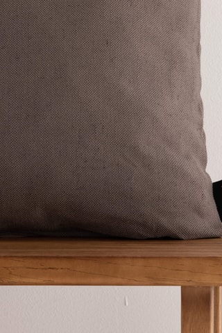 Capa de almofada em linho Cascai - Antracite