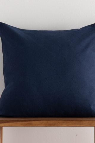 Capa de almofada em linho Cascai - Azul-marinho