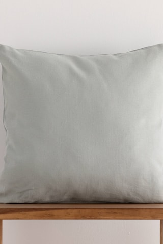 Capa de almofada em linho Cascai - Verde-claro