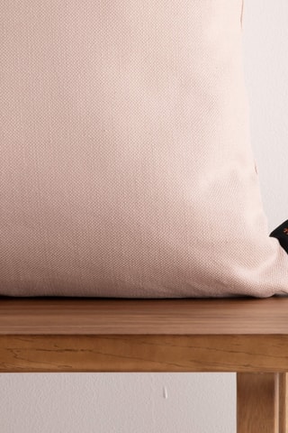 Capa de almofada em linho Cascai - Rosa
