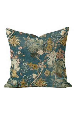 Capa de almofada Aspe - Azul-petróleo