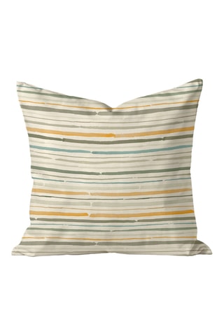 Capa de almofada Catadau Cont - Branco e amarelo