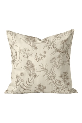 Capa de almofada Romani Cont - Castanho