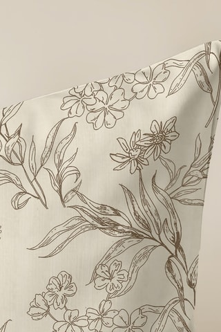 Capa de almofada Romani Cont - Castanho