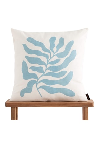 Capa de almofada Vera A - Verde-água