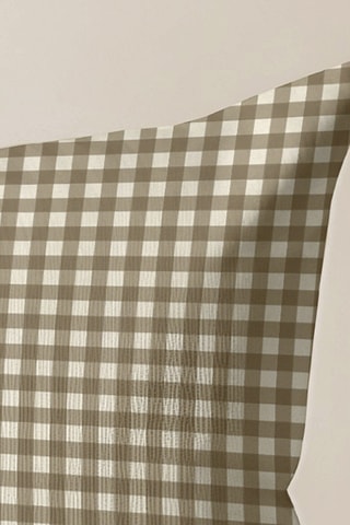 Capa de almofada Aielo - Castanho e bege